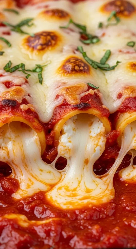 17. Four Cheese Manicotti