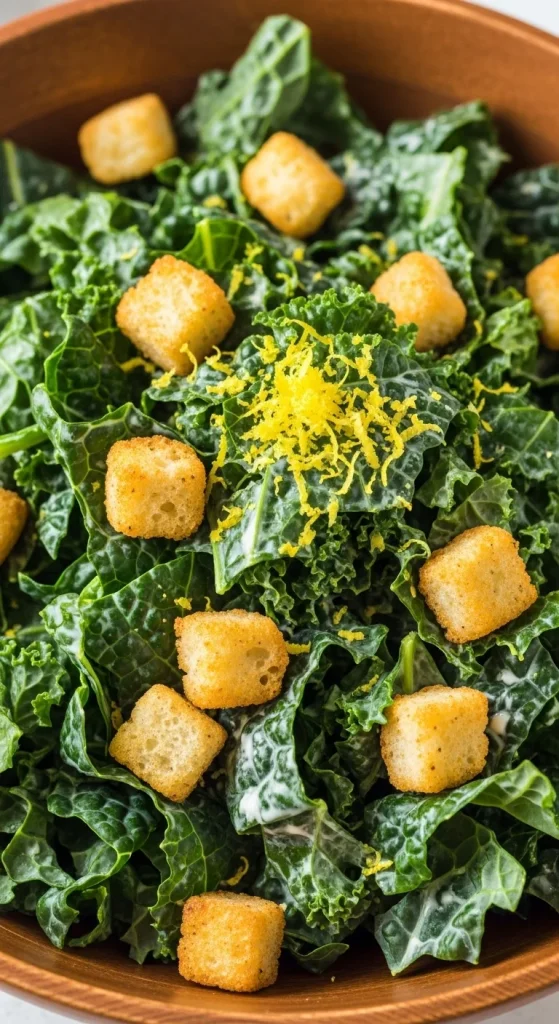 17. Kale Caesar Salad