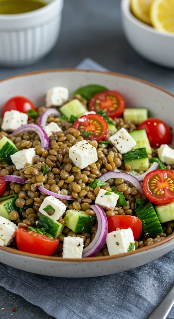 17. Lentil Salad with Feta