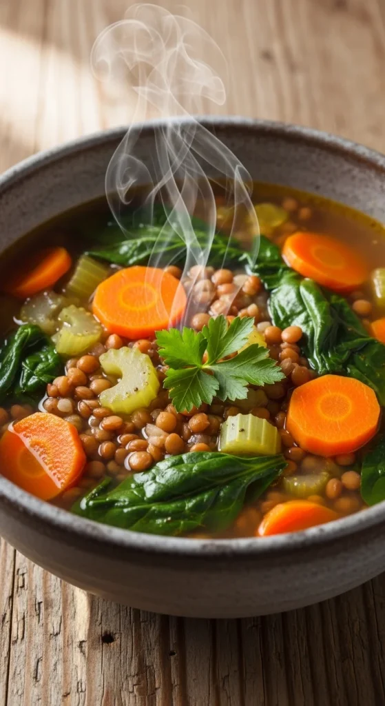 17. Lentil and Vegetable Soup
