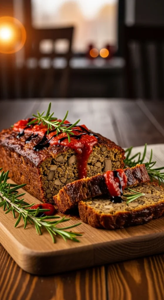 17. Mushroom Lentil Loaf