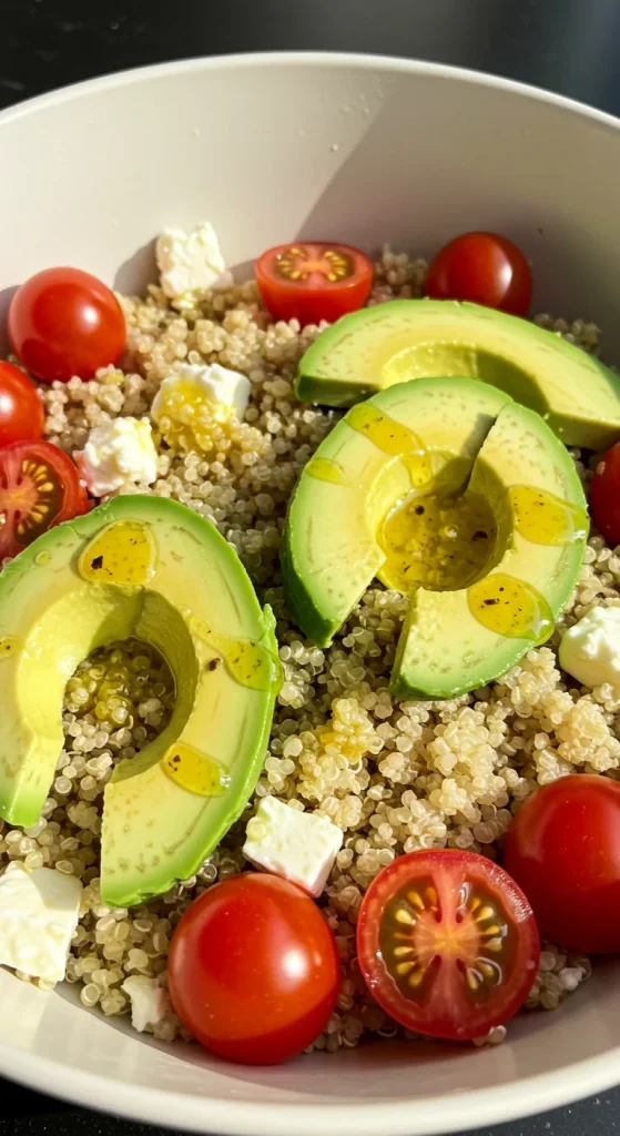 17. Quinoa Bowl with Avocado
