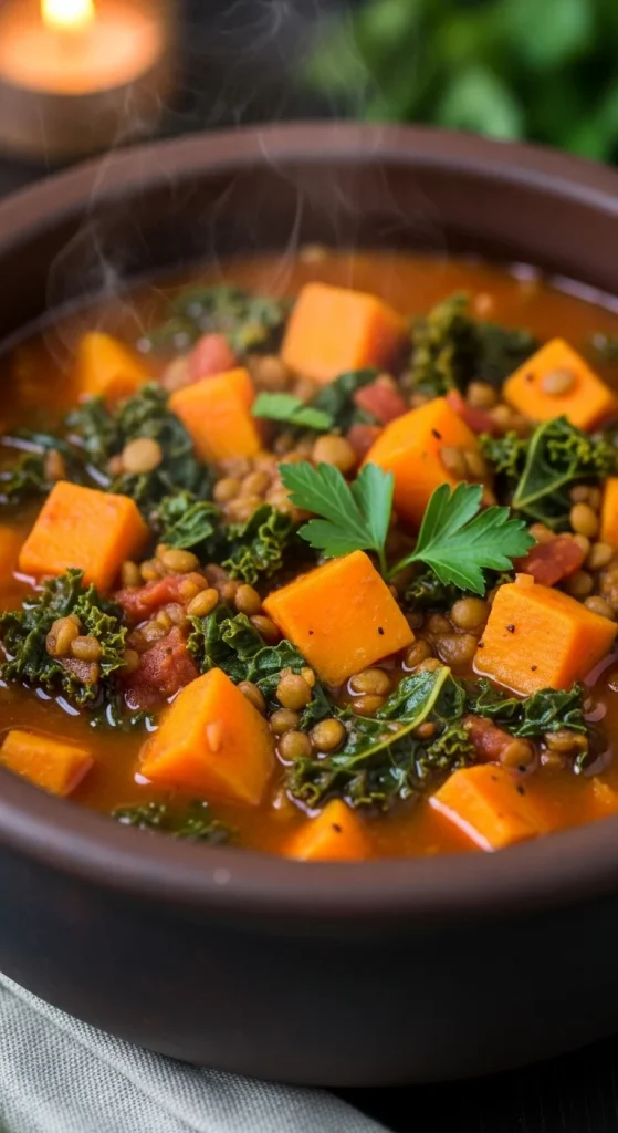 17. Sweet Potato Lentil Stew