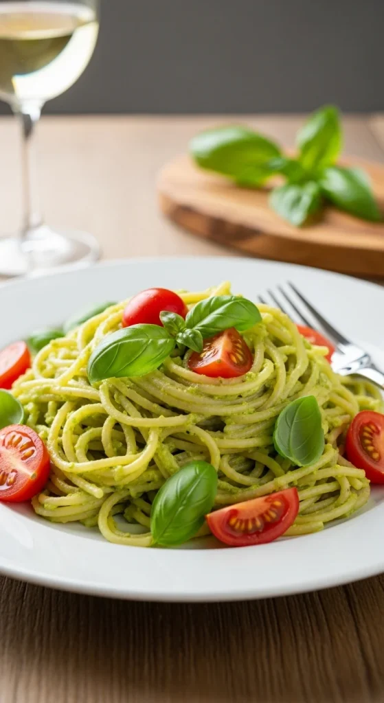 18. Avocado Pesto Pasta