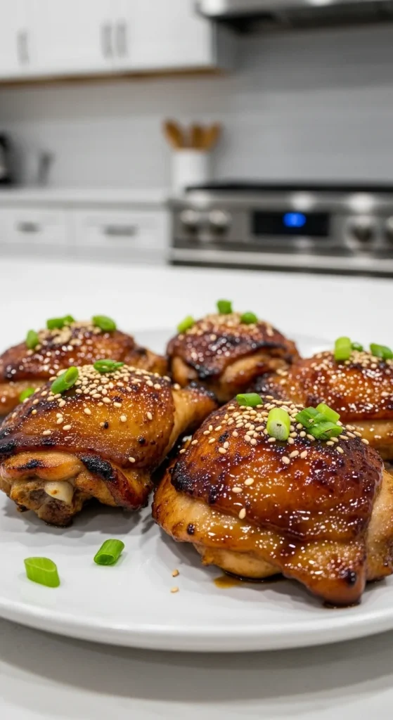 18. Honey Soy Glazed Chicken Thighs