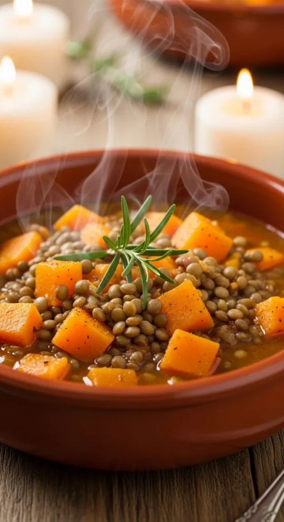 18. Lentil and Butternut Squash Stew