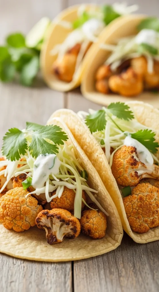 18. Roasted Cauliflower Tacos