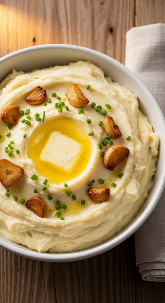 18. Roasted Garlic Mashed Potatoes