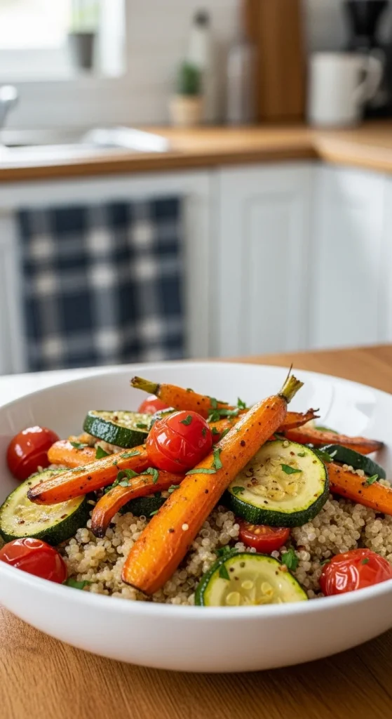 18. Roasted Vegetable Quinoa Bowl