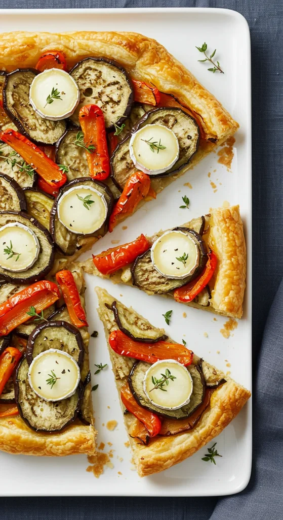 18. Roasted Vegetable Tart