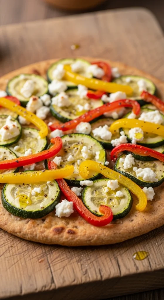 18. Roasted Veggie Flatbread
