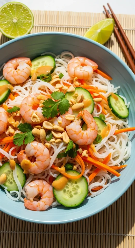 18. Thai Shrimp Noodle Salad
