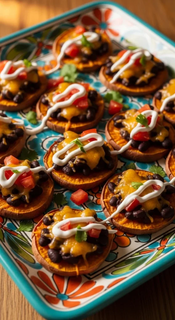 19. Cheesy Sweet Potato Nachos