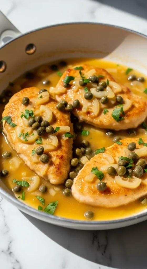 19. Chicken Piccata