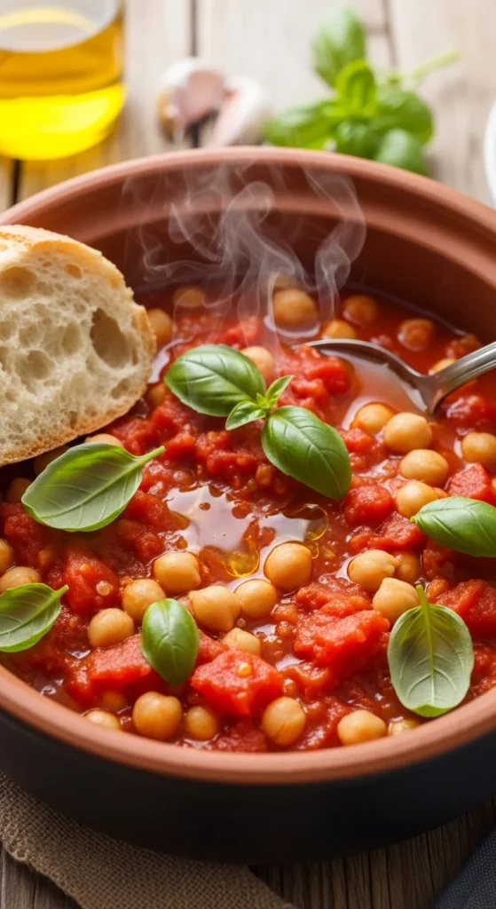 19. Chickpea and Tomato Stew
