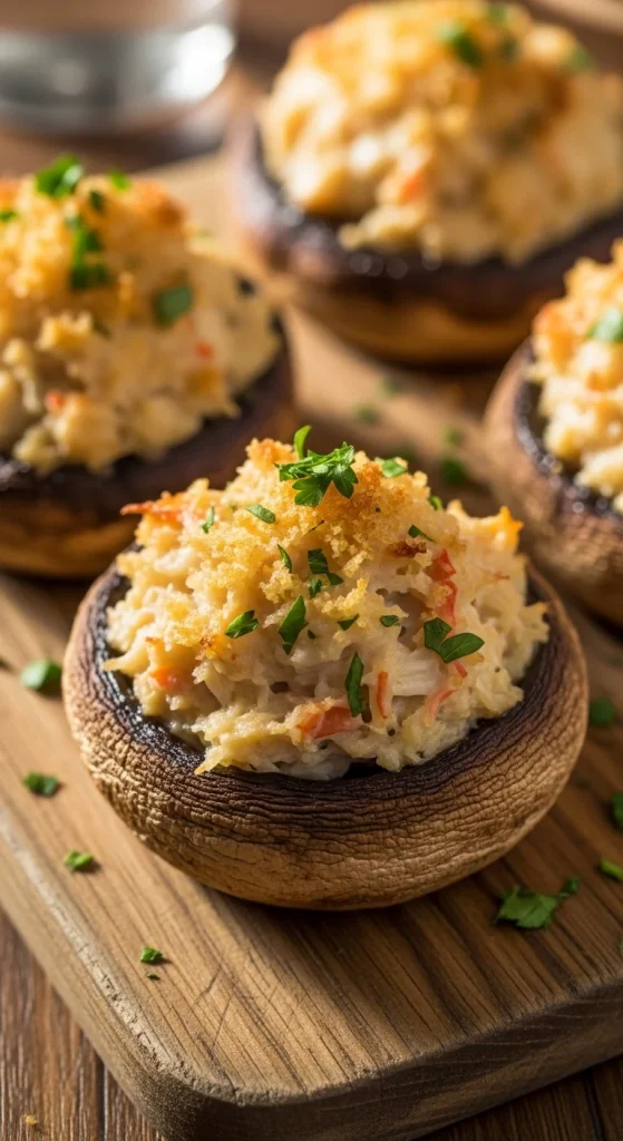 19. Crab-Stuffed Portobello Mushrooms