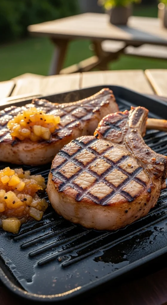 19. Grilled Pork Chops