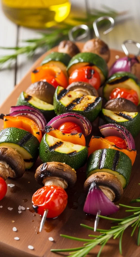 19. Grilled Vegetable Skewers