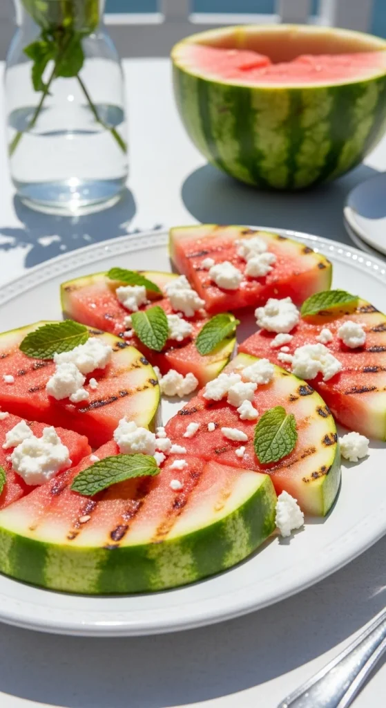 19. Grilled Watermelon and Feta Salad