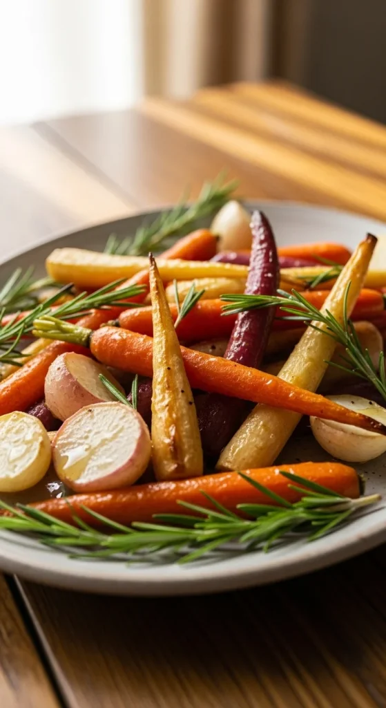 19. Honey Roasted Root Vegetable Medley