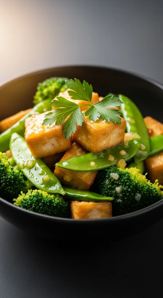 19. Lemon Herb Tofu Stir-Fry