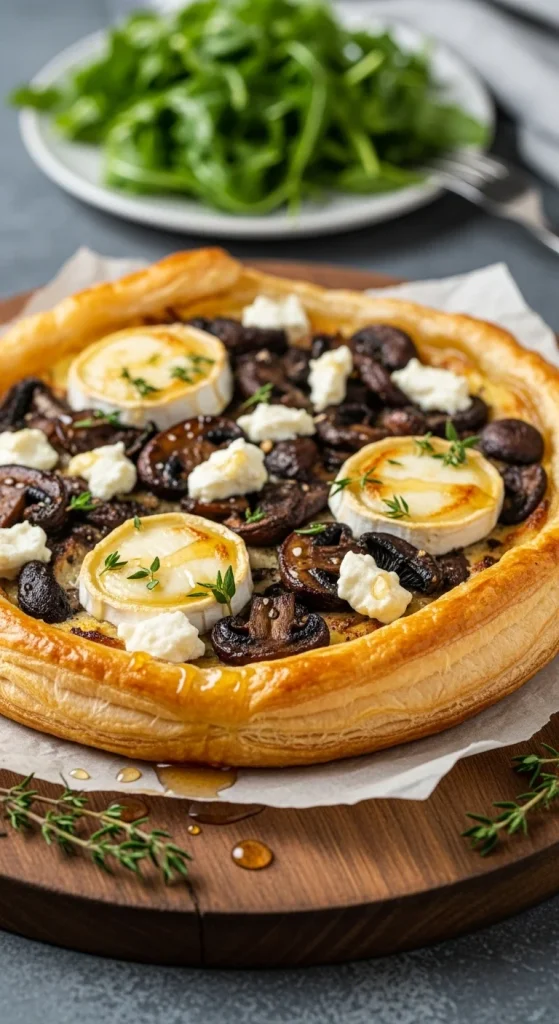19. Mushroom and Goat Cheese Tart