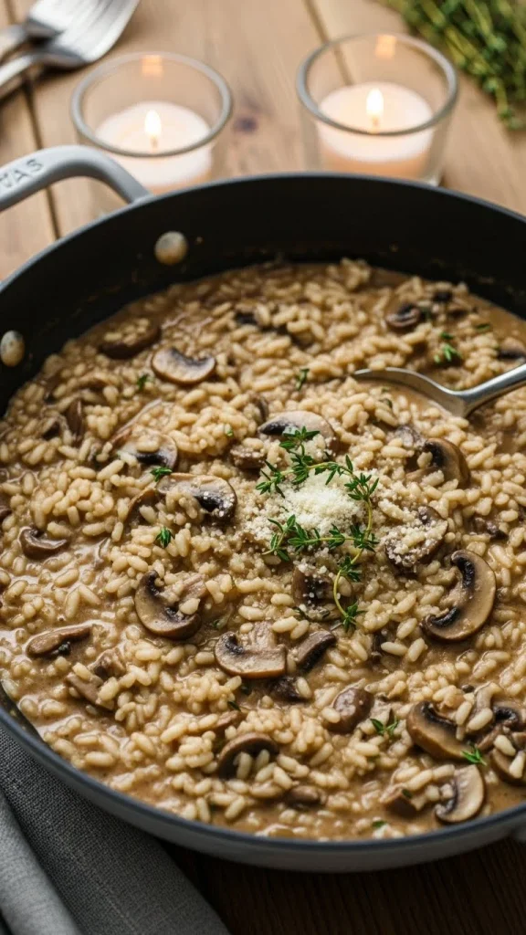 19. One-Pot Mushroom Risotto