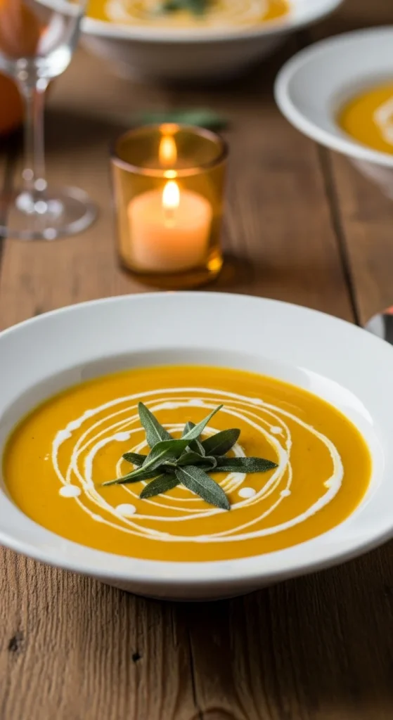 19. Pumpkin Soup with Sage