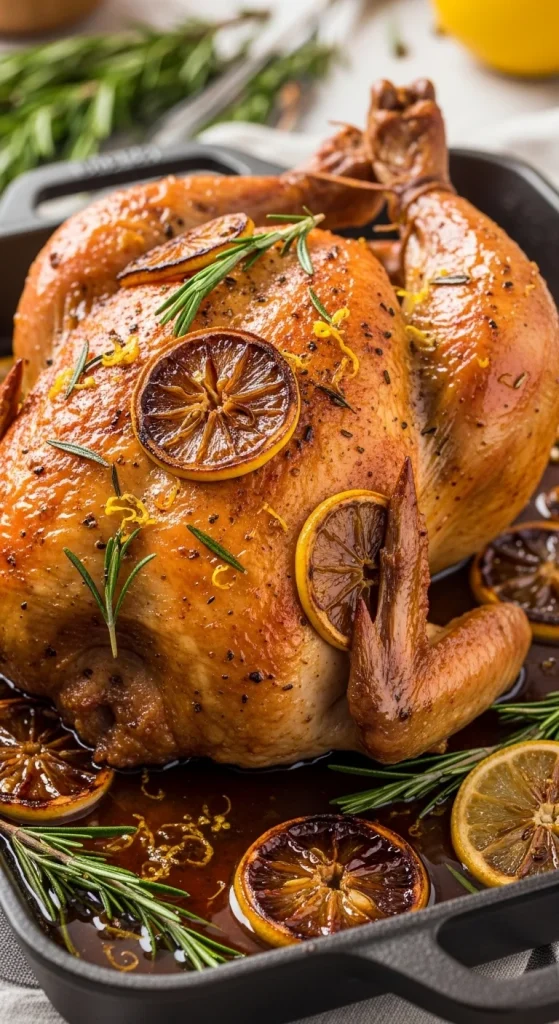 19. Rosemary Lemon Roasted Chicken
