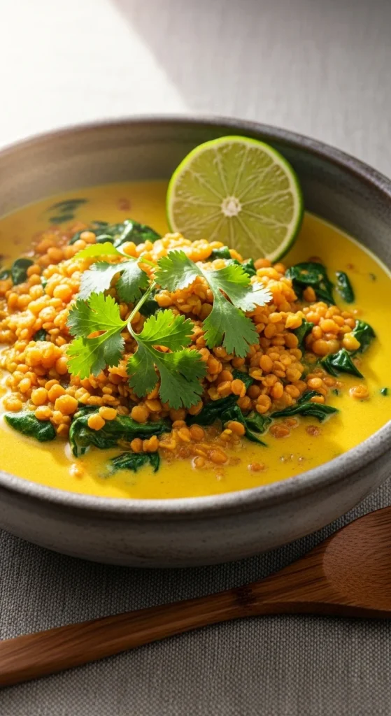 19. Slow Cooker Coconut Lentil Curry