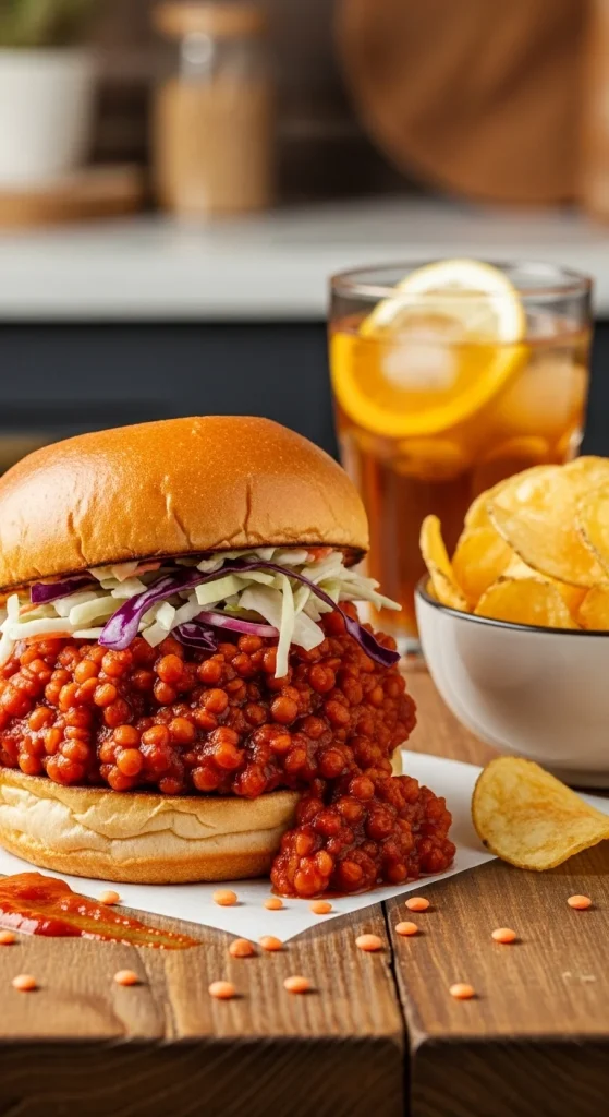 19. Vegetarian Lentil Sloppy Joes