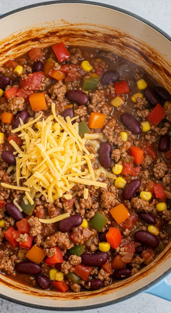 2. Beef and Vegetable Chili