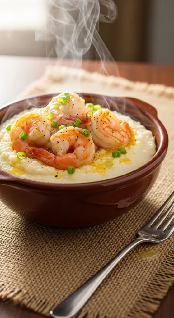 2. Creamy Shrimp and Grits