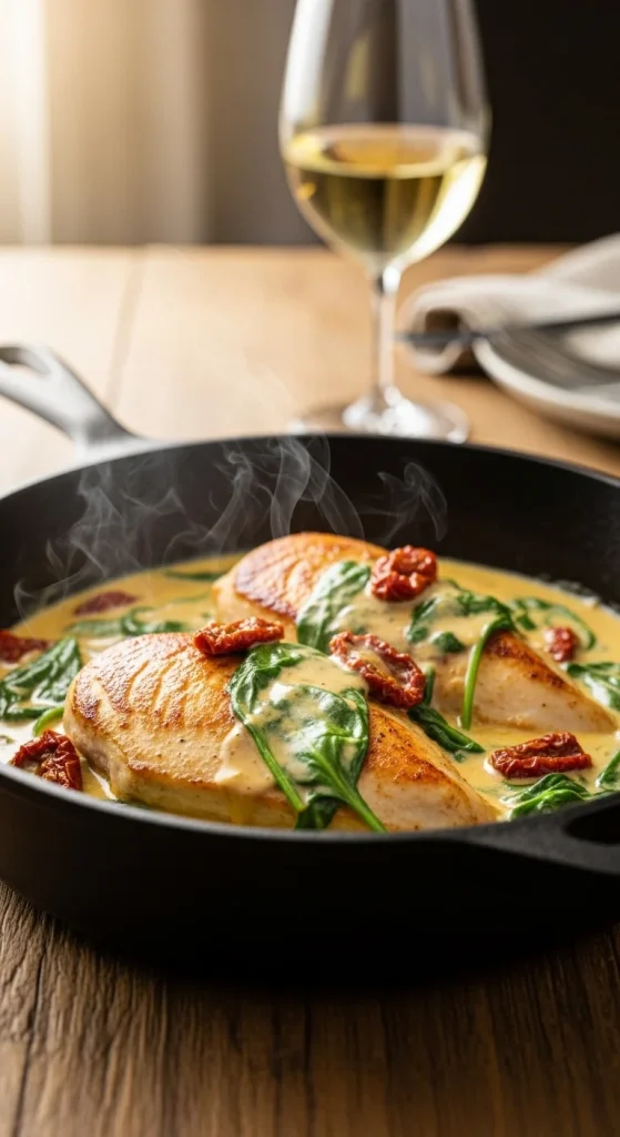 2. Creamy Tuscan Chicken