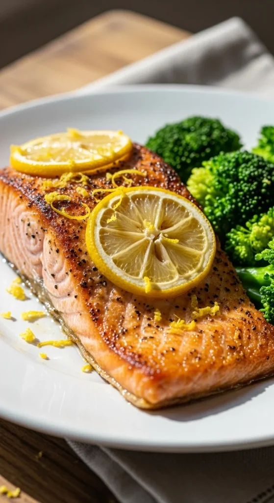 2. Lemon Baked Salmon