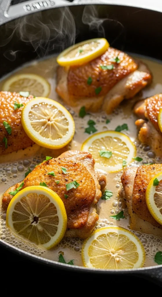 2. Lemon Butter Chicken Thighs