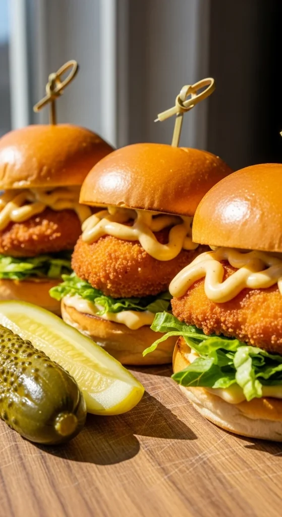 2. Mini Chicken Nugget Sliders