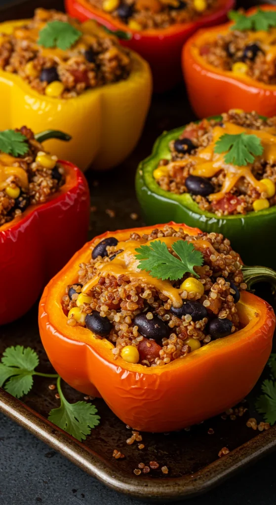 2. Quinoa Stuffed Bell Peppers