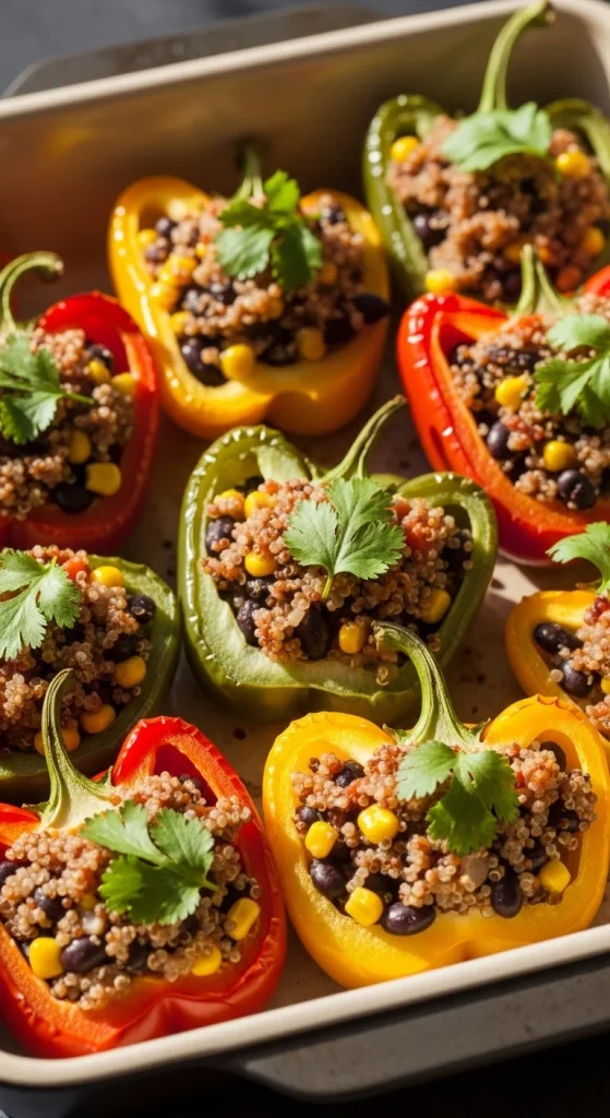 2. Quinoa Stuffed Bell Peppers (2)