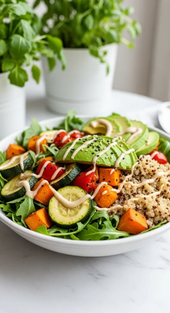2. Roasted Vegetable Quinoa Bowl