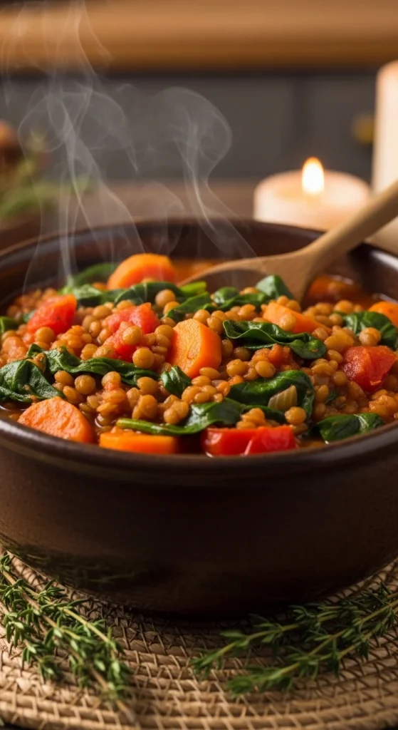 2. Slow Cooker Vegetable Lentil Stew