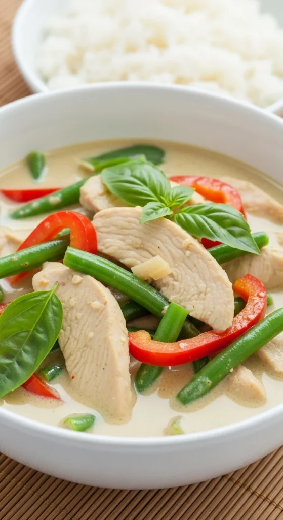 2. Thai Green Curry Chicken