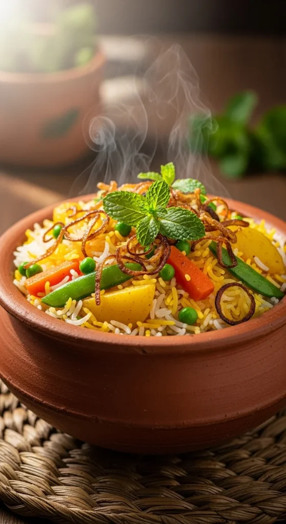 2. Vegetable Biryani
