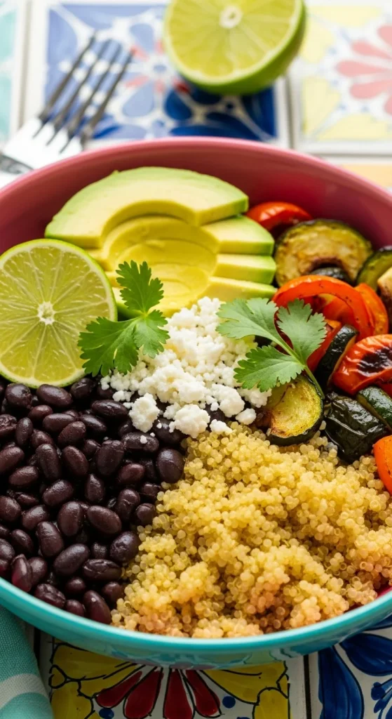 20. Black Bean and Quinoa Bowl