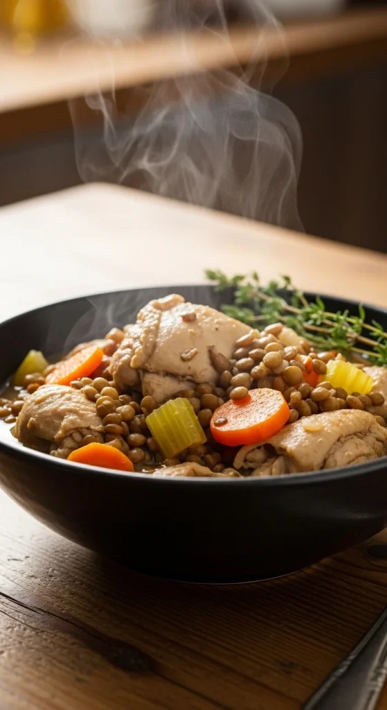 20. Chicken and Lentil Stew