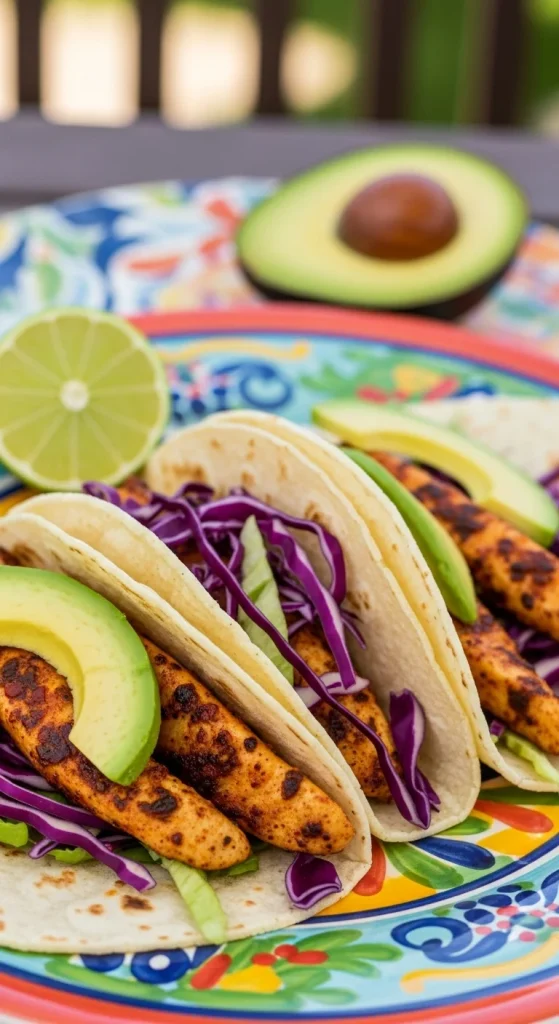 20. Chili Lime Chicken Tacos 