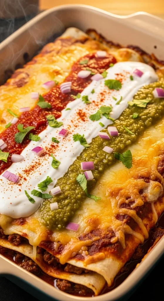 20. Crockpot Enchilada Casserole