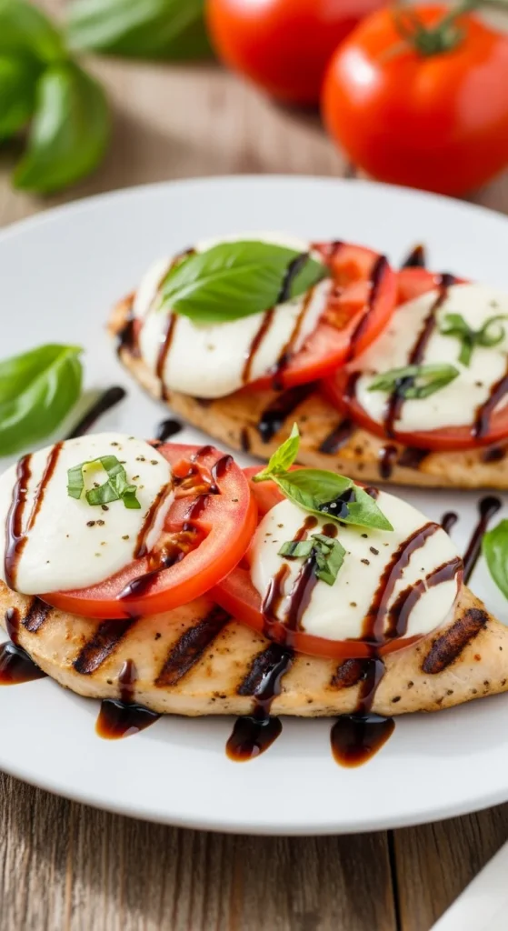 20. Grilled Chicken Caprese