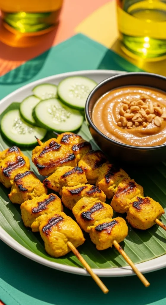 20. Malaysian Chicken Satay