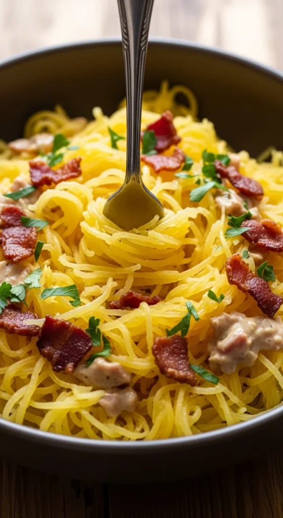 20. Spaghetti Squash Carbonara
